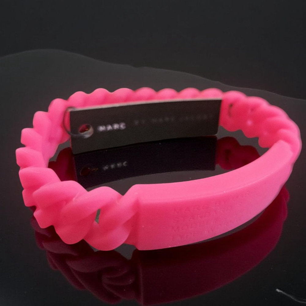 Marc by Marc Jacobs Pink Stretch Bracelet